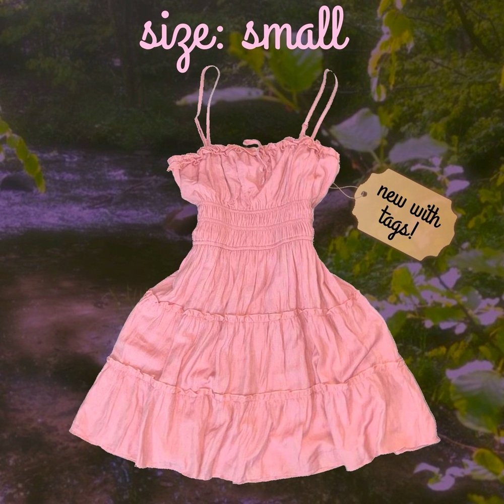 Francesca’s Marci A Line Ruched Top Mini Dress